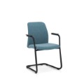 Flesco Besucherstuhl 4L UPH mit Armlehnen