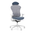 Prox-Drehstuhl MESH GREY mit Kopfstütze