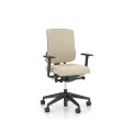 Utila PRO Drehstuhl UPH/P mit niedriger Rückenlehne BLACK