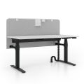 eUP3 PRO Schreibtisch auf T-Fuß-Gestell mit elektromotorischer Höhenverstellung