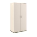 K42 D2-Garderobenschrank mit Einlegeböden