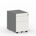 SQart Workstation Rollcontainer mit Zusatzrolle unter der Schublade