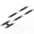 XIO 2.0 Abstandshalter für Schreibtischgestell – Blockaufstellung (4 Schreibtische mit Sichtschutzpaneel)