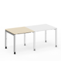 XIO Trendline Schreibtisch manuell höhenverstellbar per Spindel Rechteckige Tischplatte