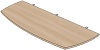 D15071 Ansatzplatte seitlich Bench Form 37 B/T: 60x160cm
