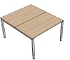 DB002E Tisch DL7 Linear Bench Rechteck Typ 1, B/T: 120x140cm