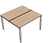 DB0047 Tisch DL7 Linear Bench Rechteck Typ 1, B/T: 120x120cm