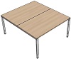 DB0051 Tisch DL7 Linear Bench Rechteck Typ 1, B/T: 140x160cm
