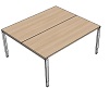 DB0055 Tisch DL7 Linear Bench Rechteck Typ 1, B/T: 160x140cm