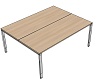 DB0059 Tisch DL7 Linear Bench Rechteck Typ 1, B/T: 180x140cm