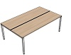 DB0063 Tisch DL7 Linear Bench Rechteck Typ 1, B/T: 200x120cm
