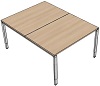 DB0075 Tisch DL7 Linear Bench Rechteck Typ 1, B/T: 120x160cm