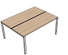 DB0096 Tisch DL7 Linear Bench Rechteck Typ 1, B/T: 160x120cm