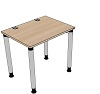 T10001 Tisch DL1 Rechteck Typ 1, B/T: 80x60cm
