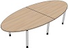 T12904 Tisch DL1 Form 17, B/T: 320x140cm- Lieferung teilmontiert!