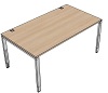 T70019 Tisch DL7 Schreibtisch, Rechteck Typ 1, B/T: 160x90cm