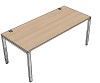 T70022 Tisch DL7 Schreibtisch, Rechteck Typ 1, B/T: 180x80cm
