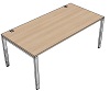 T70023 Tisch DL7 Schreibtisch, Rechteck Typ 1, B/T: 180x90cm