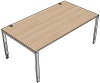 T70024 Tisch DL7 Schreibtisch, Rechteck Typ 1, B/T: 180x100cm