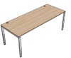 T70026 Tisch DL7 Schreibtisch, Rechteck Typ 1, B/T: 200x80cm