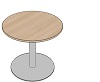 TG9902 Tisch DL6 rund, D: 80cm