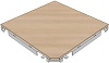 TO4493 Verkettungsplatte DL4 Form 41 90°, B/T/A: 86x86x80cm