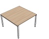 DA0047 Tisch DL7 Linear Bench Rechteck Typ 1, B/T: 120x120cm
