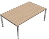 DA0063 Tisch DL7 Linear Bench Rechteck Typ 1, B/T: 200x120cm