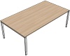 DA0069 Tisch DL7 Linear Bench Rechteck Typ 1, B/T: 220x120cm