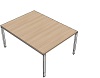 TT0075 Tisch DL7 Rechteck Typ 1, B/T: 120x160cm