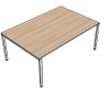 DA0098 Tisch DL7 Linear Bench Rechteck Typ 1, B/T: 180x120cm