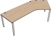 TT1803 Tisch DL7 Form 9 rechts, B/T: 257x127cm, A:80/100cm