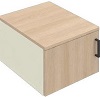 SBBAA66- Drehtüren-Aufsatzschrank links 1OH, B/T/KH: 60x64.2x38.4