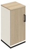 SBBAC01- Drehtürenschrank links 2OH, B/T/KH: 40x35.4x74.9