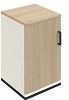 SBBAC19- Drehtürenschrank links 2OH, B/T/KH: 50x45.0x74.9