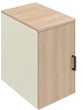 SBBAD65- Drehtüren-Aufsatzschrank links 2OH, B/T/KH: 50x64.2x76.8