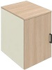 SBBAD66- Drehtüren-Aufsatzschrank links 2OH, B/T/KH: 60x64.2x76.8