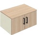 SBBCA22- Drehtüren-Aufsatzschrank 1OH, B/T/KH: 80x45.0x38.4