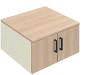 SBBCA69- Drehtüren-Aufsatzschrank 1OH, B/T/KH: 80x64.2x38.4