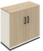 SBBCC07- Drehtürenschrank 2OH, B/T/KH: 90x35.4x74.9