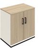 SBBCC22- Drehtürenschrank 2OH, B/T/KH: 80x45.0x74.9