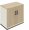 SBBCC23- Drehtürenschrank 2OH, B/T/KH: 90x45.0x74.9