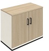 SBBCC24- Drehtürenschrank 2OH, B/T/KH: 100x45.0x74.9