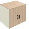 SBBCD71- Drehtüren-Aufsatzschrank 2OH (mMW), B/T/KH: 100x64.2x76.8