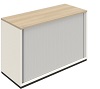 SBOBC27- Querrollladenschrank links schließend 2OH, B/T/KH: 130x45.0x74.9