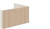 SBTA100-R5064 Horizontale Verblendung-Deckenanschluss rechts, B/T/KH: 100x64.2x50