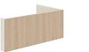 SBTA130-R5064 Horizontale Verblendung-Deckenanschluss rechts, B/T/KH: 130x64.2x50