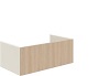 SBTA140-B5064 Horizontale Verblendung-Deckenanschluss beidseitig, B/T/KH: 140x64.2x50