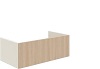 SBTA150-B5064 Horizontale Verblendung-Deckenanschluss beidseitig, B/T/KH: 150x64.2x50