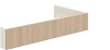SBTA150-R2564 Horizontale Verblendung-Deckenanschluss rechts, B/T/KH: 150x64.2x25